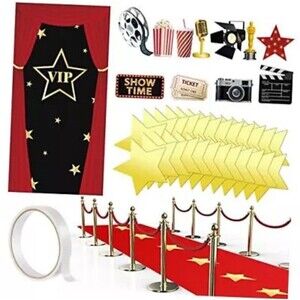 VIP Party Decorations Movie Night Party Decorations Kit VIP Door Cover 2.6 x